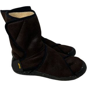 Vibram Boots Size 5.5 Women's Brown Five Fingers Furoshiki Shearling